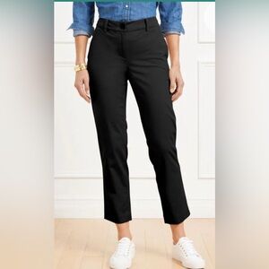 NWT Talbots The Perfect Crop Pants Black 6P